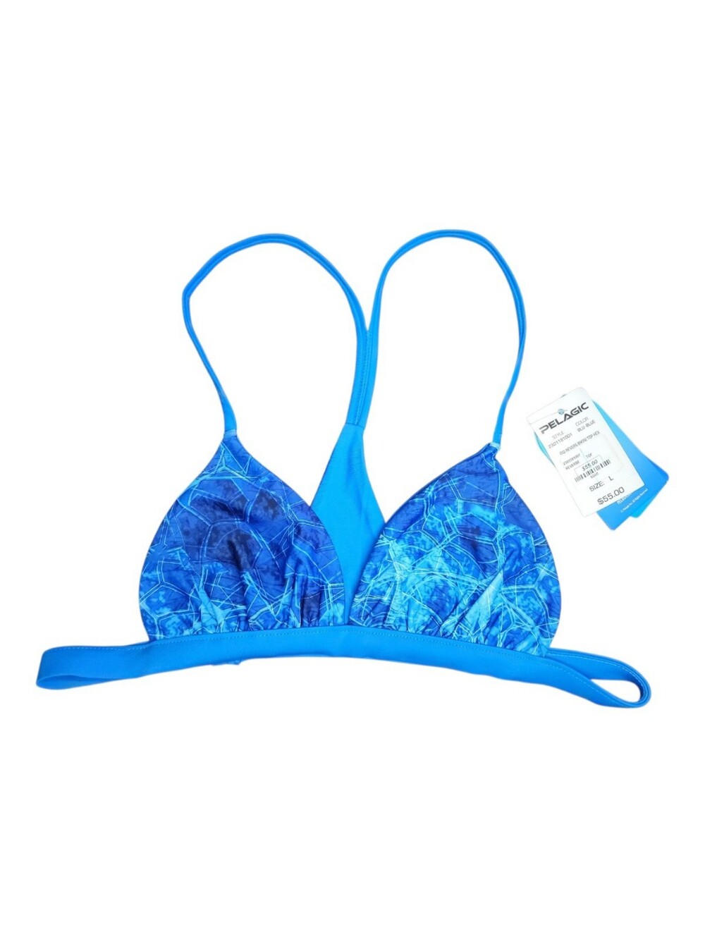 NWT Pelagic Rio Reversible Bikini Top, Womens Large